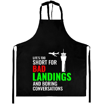 Discover Air Traffic Controller ATC Aviation Humor Airplane Aprons