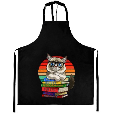 Discover Ragdoll Cat Back To School Bookworm Aprons