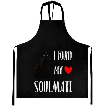 Discover I Found My Soulmate Bombay Cat Lover Best Friend Aprons