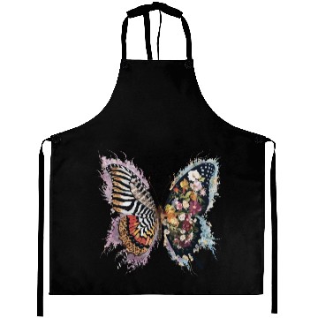 Discover Colorful Floral Butterfly Nature Lover Aprons