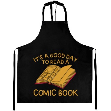 Discover It's a Good Day to Read a Comic Book Aprons
