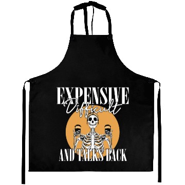 Discover ex Expensive Difficult And Talks Back Skeleton Aprons