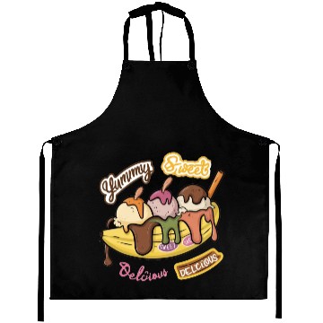 Discover banana split-Delicious sweet Aprons