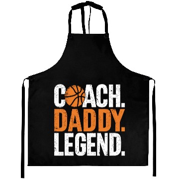 Discover "Coach Daddy Legend" Aprons Perfect Gift for Dad