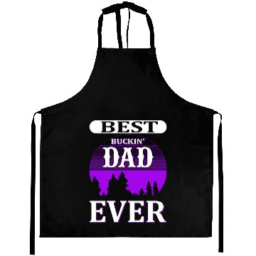 Discover "Best Buckin' Dad Ever" Aprons - Perfect Gift