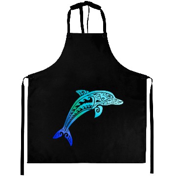 Discover Jumping Dolphin Tribal Aprons