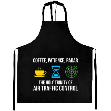 Discover Air Traffic Controller Coffee ATC Aviation Humor Aprons