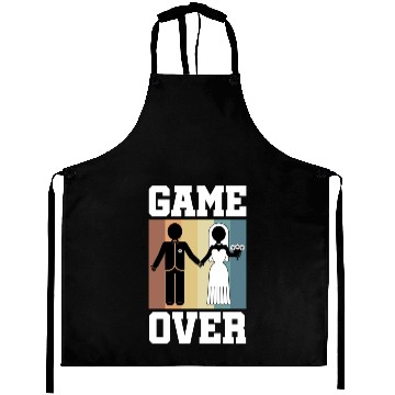 Discover Game Over Bachelor Party Aprons