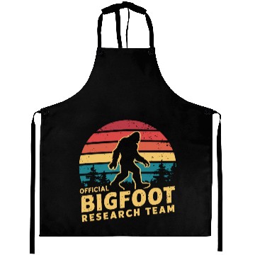 Discover Official Bigfoot Research Team Sasquatch Yeti Aprons