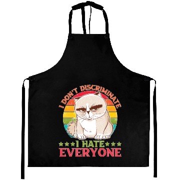 Discover I Don't Discriminate I Hate Everyone 27 Aprons