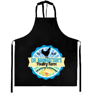 Discover Dr Manhattan Poultry Farm Aprons