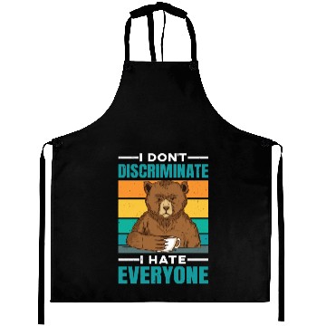 Discover I Don't Discriminate I Hate Everyone 28 Aprons