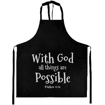 Discover Faith Over Fear Inspirational Christian Design Aprons