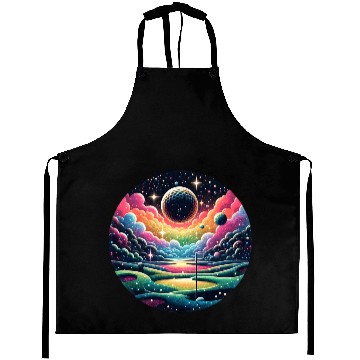 Discover Galactic Golf A Cosmic Golfer Swing Aprons