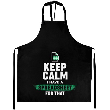 Discover Accountant Funny Excel Spreadsheets Keep Calm Aprons