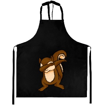 Discover Dabbing Squirrel Funny Chipmunks Dab Animal Lover Aprons
