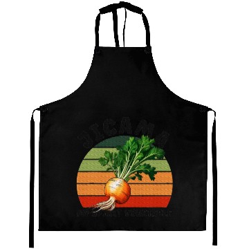 Discover Jicama Spirit Vegetable Vegetarian Food Lover Aprons