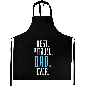 Discover Unique Best Pitbull Dad Ever Design for Dog Lovers Aprons