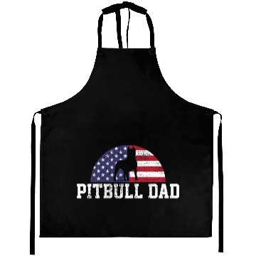 Discover Pitbull Dad Papa Love Bond Unique Design Aprons