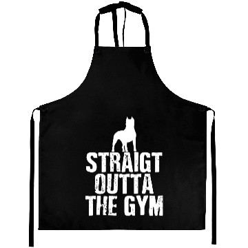 Discover Pitbull Gym Power and Grace Athletic Design Aprons