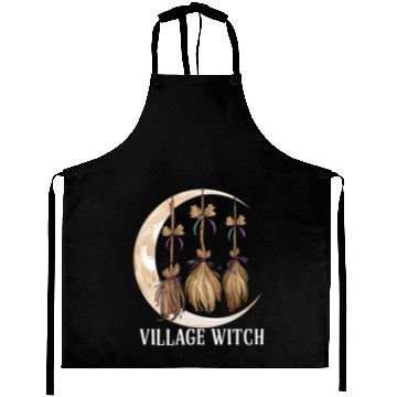 Discover Village Witch Gothic Occult Wicca Pagan Nature Aprons