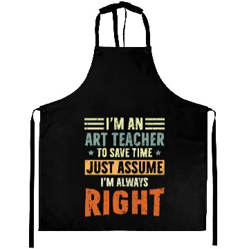 Discover I'm an Art Teacher Aprons