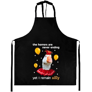 Discover Silly Goose The Horrors Are Never Ending Yet I Aprons