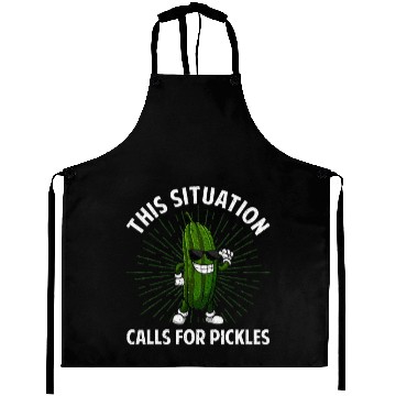 Discover Pickle Design Cucumber Dill Pickle Lover Aprons