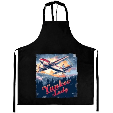 Discover Yankee Lady B17 Aprons
