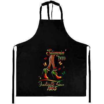 Discover Stepping Into Juneteenth Since 1865 Aprons