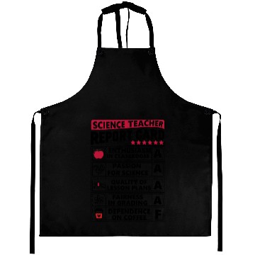 Discover Science Teacher Report Card Aprons