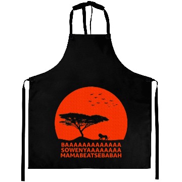 Discover African King Lion BAAA SOWENYAAA Aprons