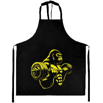 Discover Gorilla Monkey Gym Weight Lifting Bodybuilding Aprons