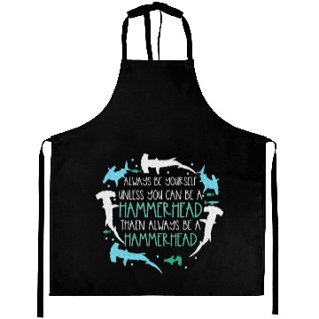 Discover Hammerhead Underwater Ocean Hammerhead Shark Lover Aprons