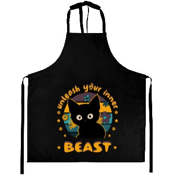 Discover unleash your inner beast Aprons