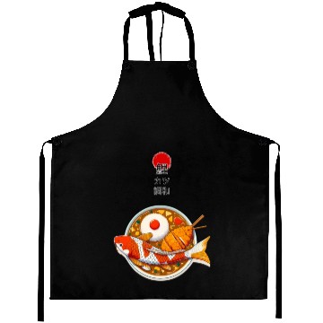 Discover Harmony of Koi Fish and Katsu Delight Aprons