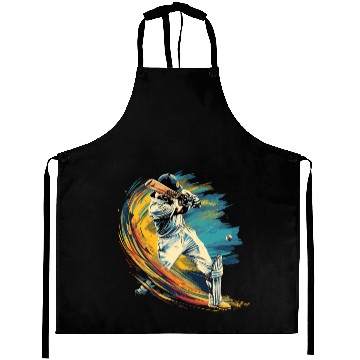 Discover Cricket Player Sport US Aprons