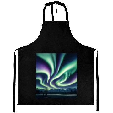 Discover ultra realistic northern lights Aprons