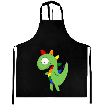Discover Rainbow dinosaur Aprons