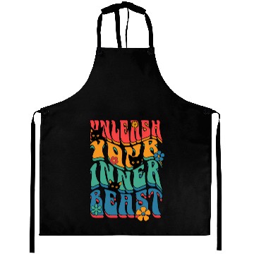 Discover unleash your inner beast Aprons