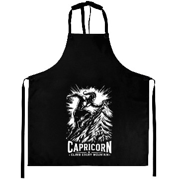 Discover Capricorn Climb every mountain Aprons
