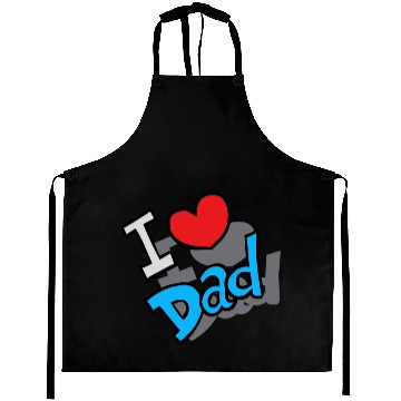 Discover I Love Dad Aprons