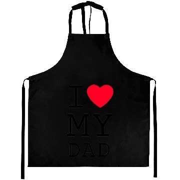 Discover I LOVE MY DAD Aprons