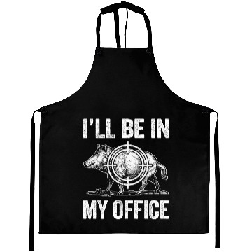 Discover Boar Hunting Funny Wild Hog Hunter Aprons