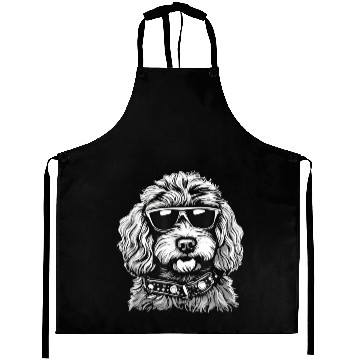 Discover Cute Cavapoo Rock Star Puppy Aprons