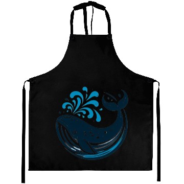 Discover whale in the sea Aprons