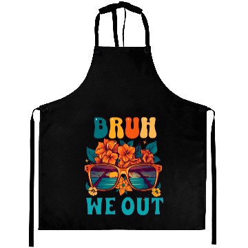 Discover Bruh Out Teachers End School Aprons