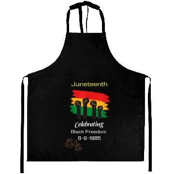 Discover Juneteenth celebrating black freedom history Aprons