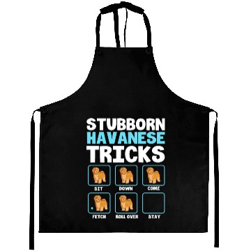Discover Havanese Tricks Pet Dog Training Funny Havanese Aprons