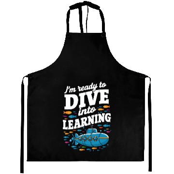 Discover School Submarine Ready To Dive Into Learning Aprons